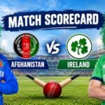 Afghanistan National Cricket Team Vs Ireland Cricket Team Match Scorecard