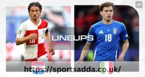 Croatia National Football Team Vs Italy National Football Team Lineups