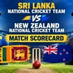 Sri Lanka National Cricket Team vs New Zealand National Cricket Team Match Scorecard