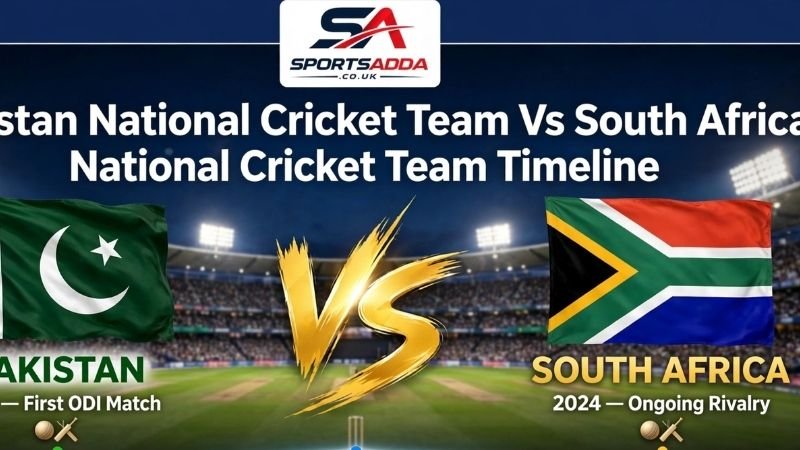 Pakistan National Cricket Team Vs South Africa National Cricket Team Timeline