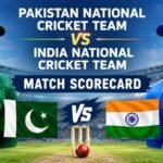 Pakistan National Cricket Team vs India National Cricket Team Match Scorecard