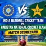 India National Cricket Team vs Pakistan National Cricket Team Match Scorecard