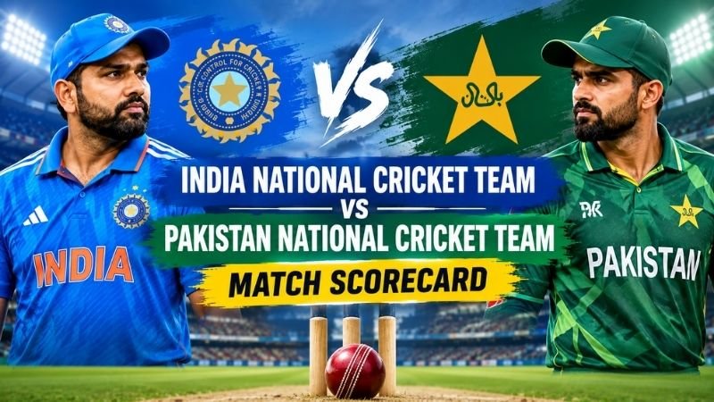 India National Cricket Team vs Pakistan National Cricket Team Match Scorecard